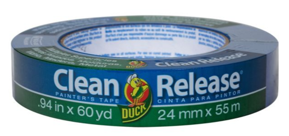 Duck 240193 0.94 in. x 60 yd. Clean Release Blue Painting Tape
