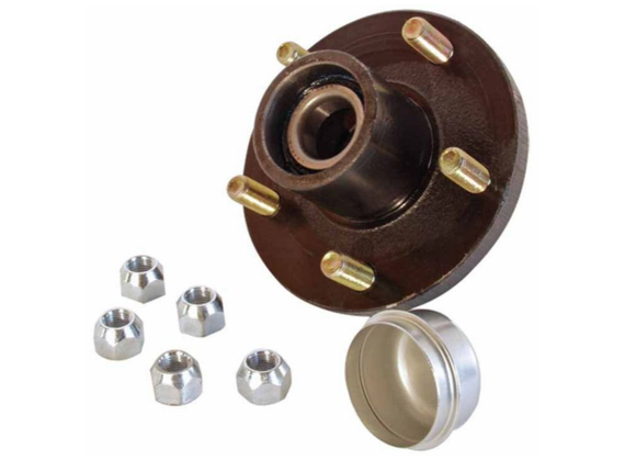 Carry-On Trailer 155T 5-Bolt Trailer Wheel Hub Assembly with 1,250 lb. Capacity