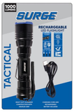 Surge 1,000 Lumen Rechargeable Tactical LED Flashlight, HHL3080AS
