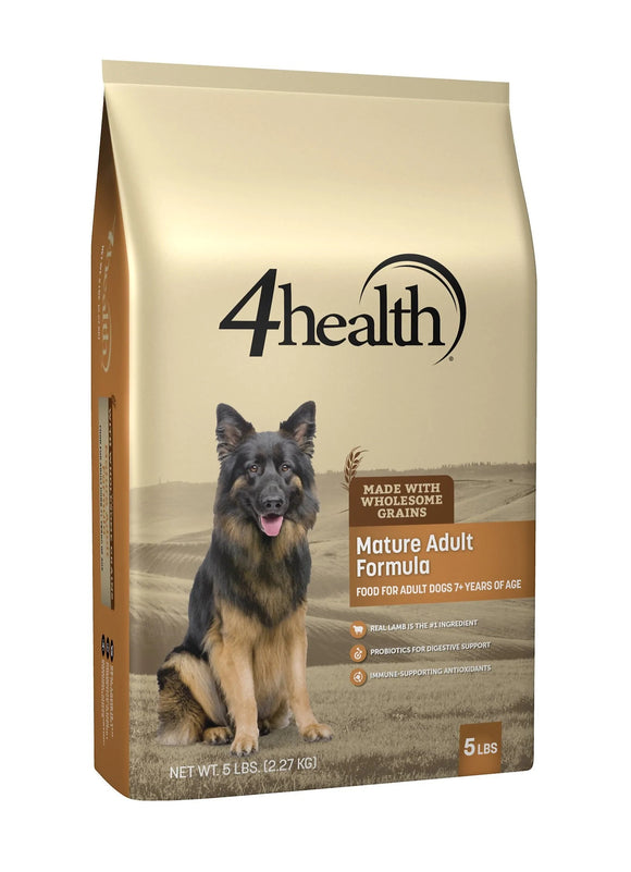4health 2119 Wholesome Grains Mature Adult Formula Adult Dry Dog Food - 5lb Bag