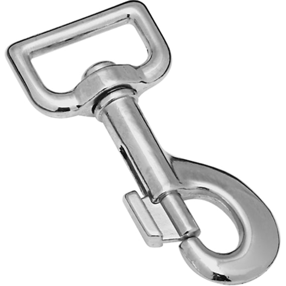 National Hardware N222-638 1 in. x 3-1/8 in. Bolt Snap with Swivel Eye, Nickel