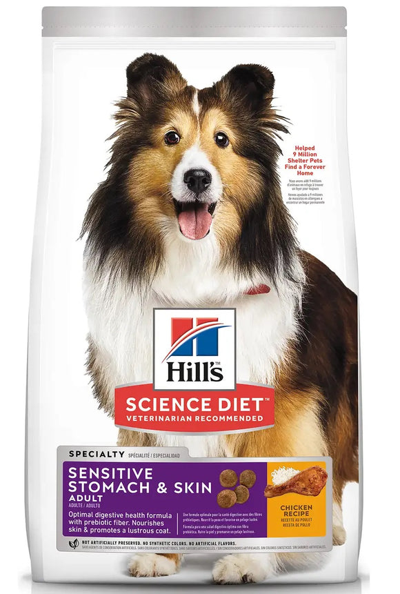 Hill's Science Diet 8839 30lbs Adult Sensitive Stomach and Skin Chicken Dog Food