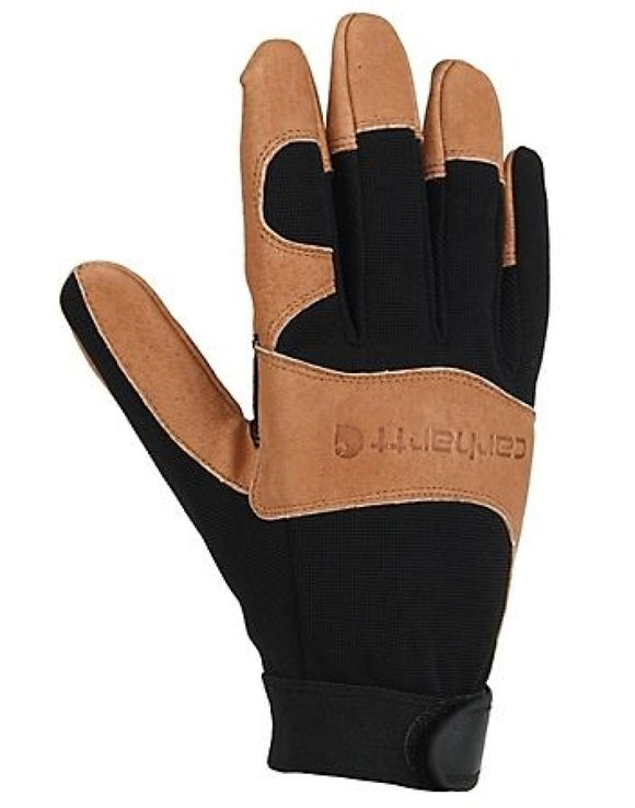 Carhartt A659S BLKBLY L Men's High-Dexterity Gloves, Black Barley, Large, 1 Pair