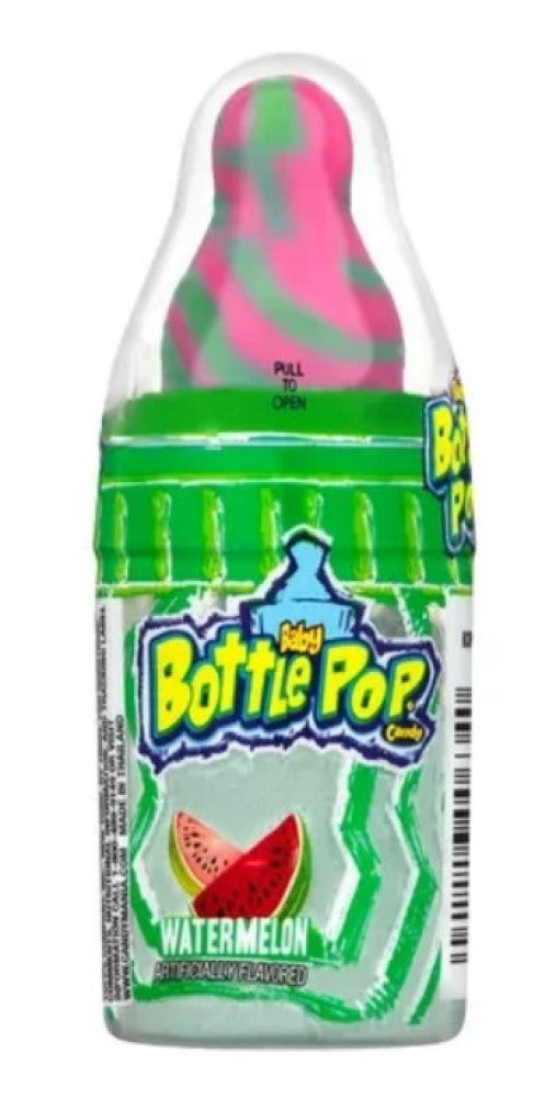 Baby Bottle Pop Candy 110568 Lollipops with Dipping Powder Watermelon Flavor
