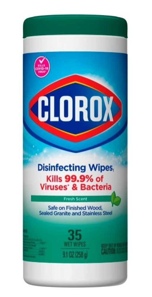 Clorox 1593 Disinfecting and Cleaning Wipes Fresh Scent 35 ct.