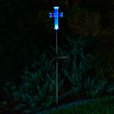 Lux-Landscape SLR9102AS 3 ft. 3 Lumens Solar Cross Light Stake
