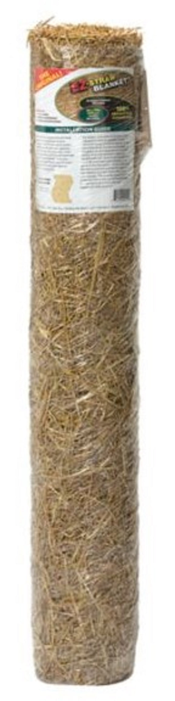 EZ-Straw ML4X506PK 4ft x 50ft Grass Seed Germination Blanket 200sq ft Brown