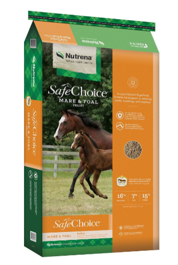 Nutrena 94513 50lb SafeChoice Mare and Foal 16% Horse Feed