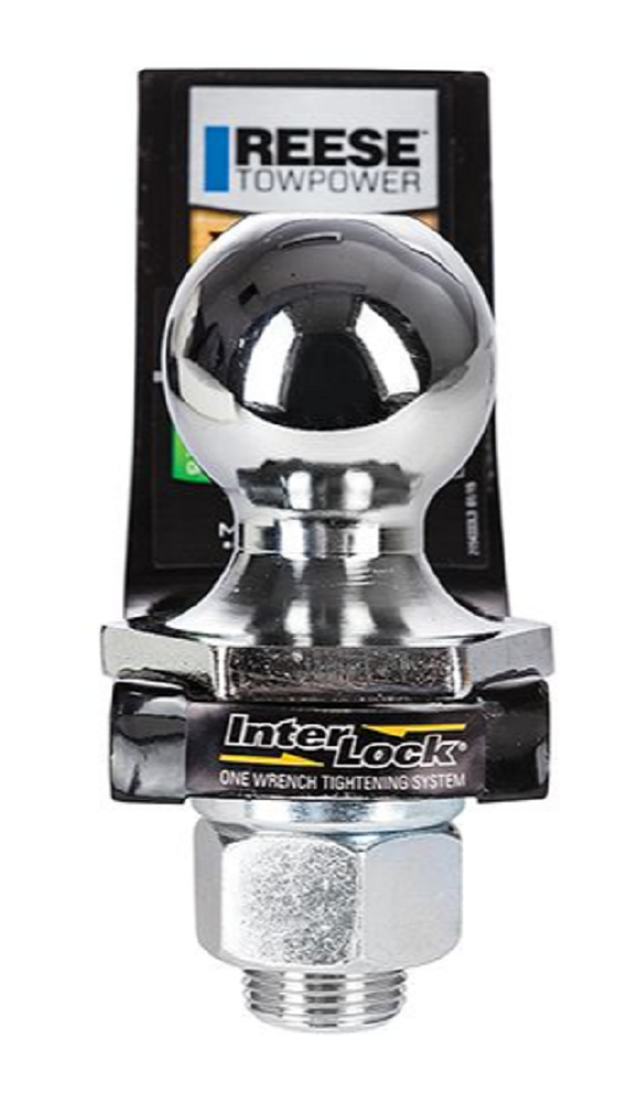 Reese 2154333 Interlock Trailer Hitch Ball Mount Starter Kit, 5,000 lb. GTW Cap.