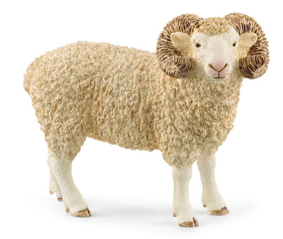 Schleich 13937 Animal Farm Ram Toy Figurine