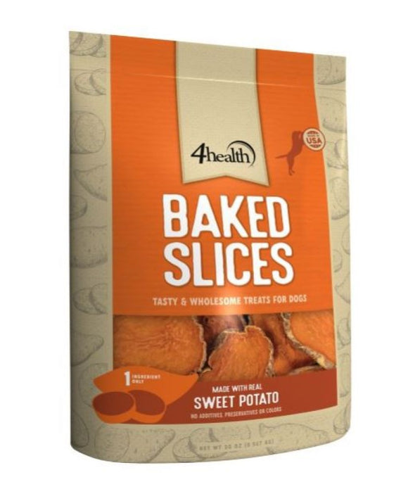 4health Baked Slices TSC-SP20OZ 20 oz. Sweet Potato Chews Dog Treats