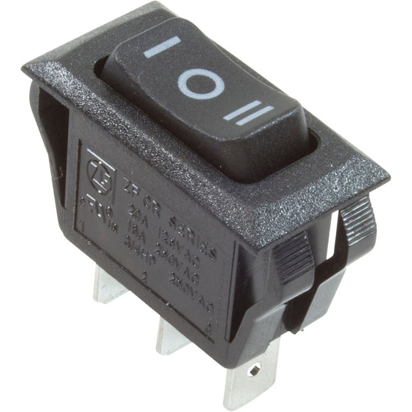 Western Switches & Controls 271152 SPDT 20A Rocker Switch