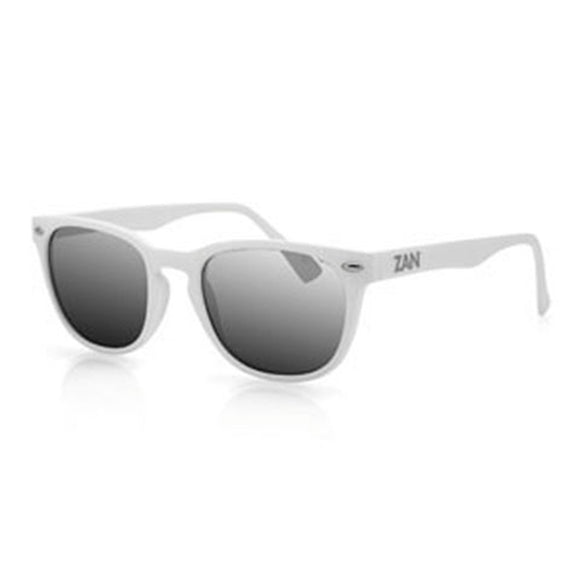 Balboa EZNV02 NVS Matte White Frame Sunglass - Smoked Reflective Lenses