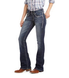 Ariat 10017510 Women's Slim Fit REAL Entwined Bootcut Jeans, Marine, Size 31 Reg