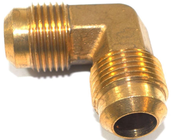 Big A Service Line 3-155800 Brass Pipe, 90 deg Street Flare Elbow 1/2