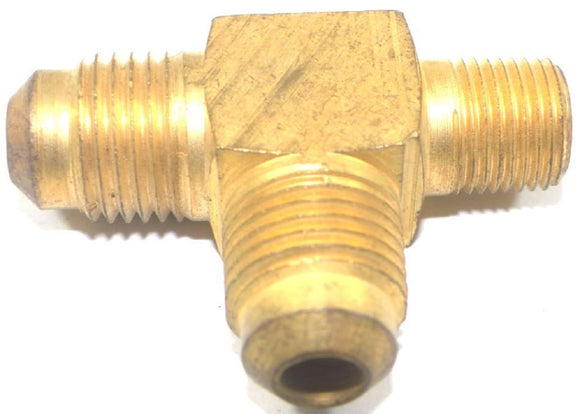 Big A Service Line 3-151520 Brass Pipe, Flare Tee Fitting 5/16