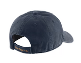 Carhartt 100289-211 Men's Solid Odessa Cotton Canvas Baseball Cap, Navy, OS