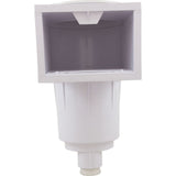 Pentair 08650-4404 Sta-Rite SwimQuip U-3 Inground Pool Skimmer, 2 in. Slip, White
