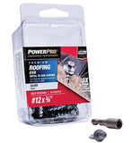 Hillman 117954 Silver Self-Piercing Metal-to-OSB Roofing Screws #12-14 x 3/4", 35-pcs