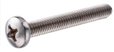 Hillman 883014 Phillips Pan-Head Stainless Machine Screws, #6-32 x 1 in., 2-Pack