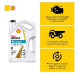 Shell Rotella T4 10W-30 Triple Protection Diesel Engine Motor Oil, 1 gal.