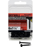 Hillman 41874 Project Center Self Drilling Drywall Screws #6 x 1-1/4", 75-Pack