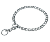 Retriever 05515 Q G1512 Metal Titan Chain Training Dog Collar Chrome, 4mm x 28"