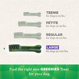 Greenies Original 10229572 Dental Care Oral Chews Large Dog Treats - Pack of 24