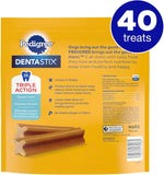 Dentastix 10236895 Real Chicken Flavor Dental Care Large Dog Treats - 40 Count