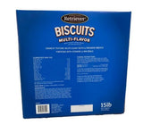 Retriever Biscuits 15lb Beef, Chicken Turkey and Bacon Flavor Large Dog Treats