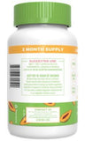 Childrens Fiber Gummies - Digestive Support - Sugar-Free - Papaya (60 Gummies)