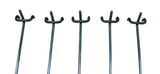 (10) Metal 8 in. 8" Pegboard Shelving Hooks Fits 1/4 to 1/8 in. Board 679813