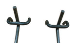 (10) Metal 8 in. 8" Pegboard Shelving Hooks Fits 1/4 to 1/8 in. Board 679813