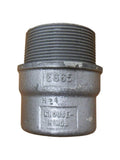 Cooper Crouse-Hinds ES65 Sealing Hub 1-1/2" F x 2" M Conduit Fitting
