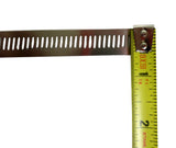 Heavy Duty (20) Air Flexible Hose 6" Strip Duct Clamp Flex Metal 6-Inch Straps