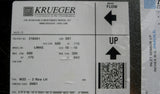 Krueger LMHS 600 Single Duct Terminal Unit Size 10-10 w/ Hot Water Heat 75275201