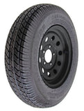 Carry-On Trailer 13 in ST175/80D13 Bias 6-Ply Trailer Tire and Black Mod Wheel