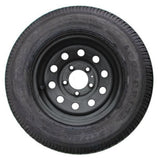 Carry-On Trailer 13 in ST175/80D13 Bias 6-Ply Trailer Tire and Black Mod Wheel