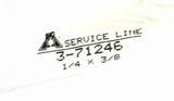 Big A Service Line 3-71246 Slip-Not Connector 1/4" x 3/8"