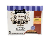 Three Dog Bakery Lick n Crunch Carob Vanilla Peanut Butter Dog Sandwich Cookies