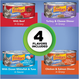 Friskies Savory Beef, Turkey, Tuna, Chicken and Salmon Shreds Wet Cat Food