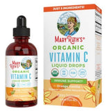 Organic Vitamin C Drops - Immune Support - Orange Vanilla (4 Fl Oz / 30 Serv)