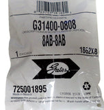 Gates G31400-0808 Surelok Brass Hose End Fitting Air Brake Union 8AB-8AB Adapter