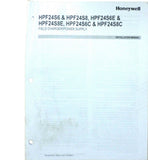 Honeywell HPF24S6 Hpf24S8 Hpf24S6E Hpf24S8E Hpf24S8E Hpf24S6C Hpf24S8C Manual