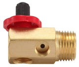 JobSmart STM8T066 Air Carry Tank Manifold, Converts 1/4 in. NPT to 1/2 in. NPT
