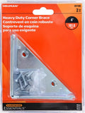Hardware Essentials 851159 Cd-Heavy Duty Corner Brace 4 Zinc