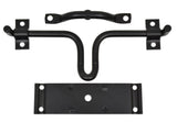 Hardware Essentials 851231 Cd-Door & Gate Latch-Spring Black, 851231
