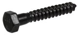 Hardware Essentials 852519 Cd-Lag Screws 5/16X1.5 Black, 852519