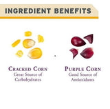 DuMOR 15358 Cracked Corn with Purple Corn Chicken Poultry Feed Supplement, 10 lb