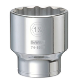 DeWALT DWMT74605OSP Chrome 3/4 in. Drive 1-7/8 in. 12-Point SAE Standard Socket
